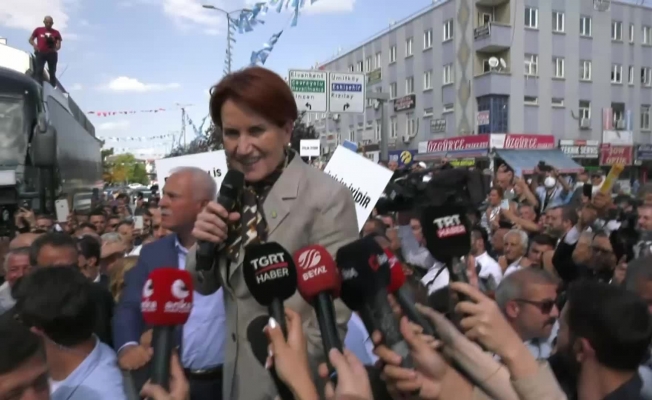 Akşener: "Bu can bu bedende durdukça, bizi Kürtlere düşman edemeyecekler! Kürtlere yanlış bir kelime söylemeyeceğiz, söyletmeyeceğiz"