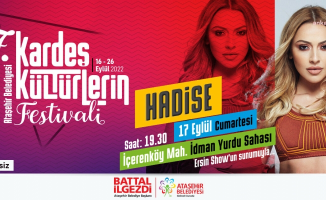 ATAŞEHİR’DE “KARDEŞ KÜLTÜRLERİN FESTİVALİ” 16 EYLÜL’DE BAŞLIYOR
