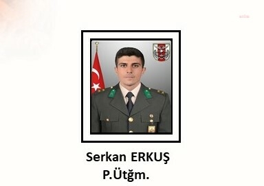MSB: Üsteğmen Serkan Erkuş’un şehit oldu