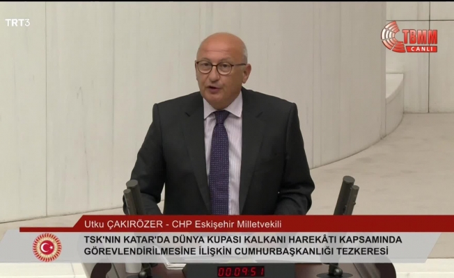 Utku Çakırözer’den ‘Katar tezkeresi’ne tepki: “Sizin ‘stratejik’ten anladığınız, iki ülke arasındaki ilişki değil. Katar ile saray arasındaki ilişki stratejik"