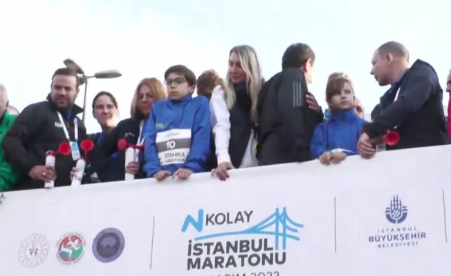 44. N Kolay İstanbul Maratonu başladı. İBB Başkanı İmamoğlu : “Cumhuriyetimizin 100. yılına koşuyoruz”