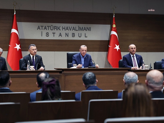 Erdoğan: Burada bir terör kokusu var. Şu an itibarıyla ilk tespitler, bir kadının bu işte rol oynadığı noktasında