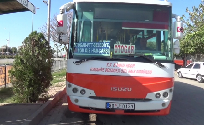 Osmaniyeli özel halk otobüsü şoförü: "Bu sene kadar kötü bir senemiz olmadı"
