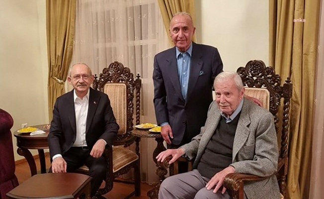 Kemal Kılıçdaroğlu, eski Adalet Bakanı ve eski başbakan Necmettin Cevheri ile görüştü