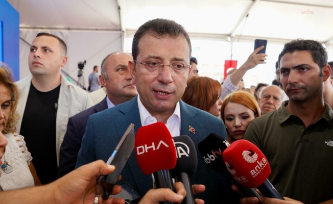 İmamoğlu: "Vatandaşından kopuk değil, onlarla bir arada olmak, hesap vermek bizim prensibimizdir. Bu prensipten kopuk olan herkes kaybetmekle yükümlüdür"
