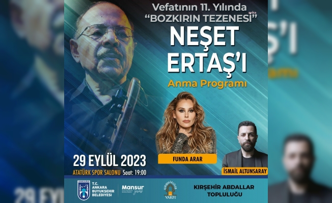 Neşet Ertaş'a vefa konseri