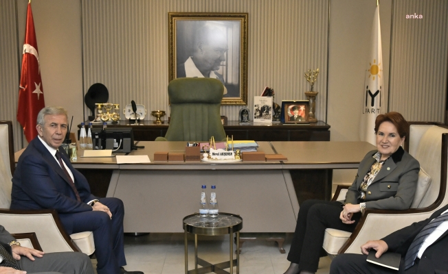 Mansur Yavaş'tan Akşener'e ziyaret
