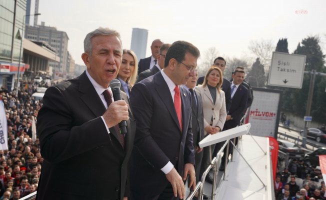 İmamoğlu ve Yavaş İstanbul Adliyesi Önünde Birlikte Seslendi... İmamoğlu: "Bu İşten Kurtulmanın Yolu Sandık. Sandık Gelecek, Bu İktidar Gidecek"