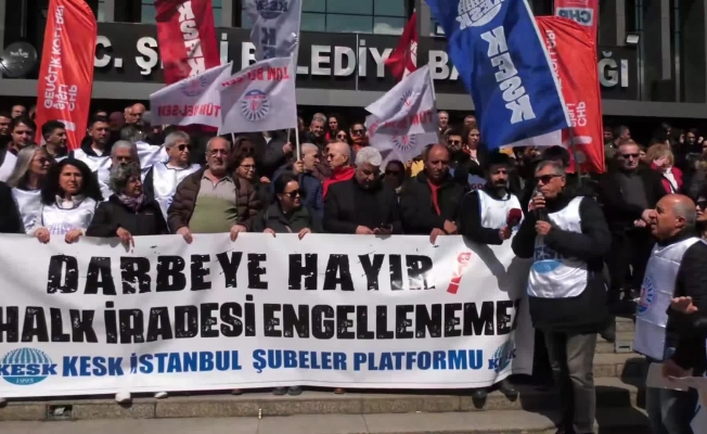 KESK'ten Gözaltı Protestosu: Gözaltı Kararları, Halkların İradesine Açık Bir Darbe Girişimidir