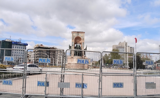 1 Mayıs öncesi Taksim'de yine bariyerli abluka