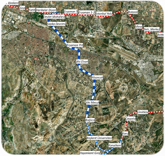 Başkentte, Dikimevi-Natoyolu Metro Hattı Projesinin İhale Süreci Tamamlandı... Kızılay-Dikmen Metro Projesinde Son Onay Aşamasına Geçildi