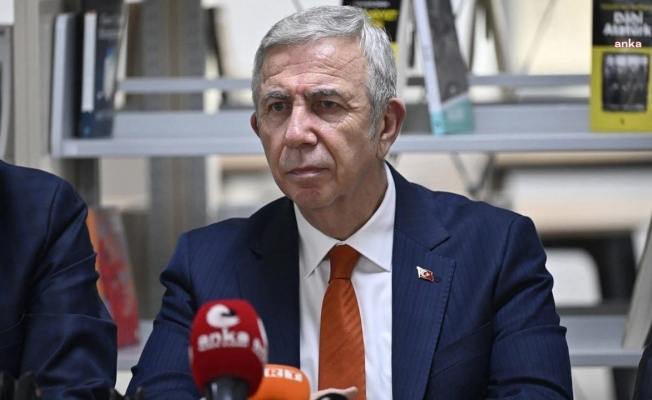 Mansur Yavaş: "Meteoroloji verilerine göre, önümüzdeki 30 dakika içinde kentimize çok kuvvetli bir yağış hücresi giriş yapacaktır"