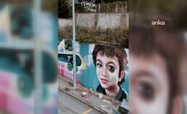 Ahmet Minguzzi'nin portresi, Edirne’de duvara resmedild
