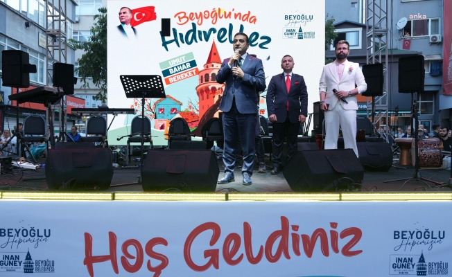 Baharın gelişi Beyoğlu'nda Hıdırellez Şenliği ile kutlandı