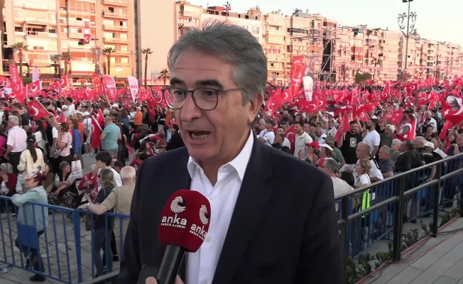 CHP'nin İzmir'deki "Millet İradesine Sahip Çıkıyor" mitingi... Karatepe: 19 Mayıs ruhunu 106 yıl önce olduğu gibi koruyoruz