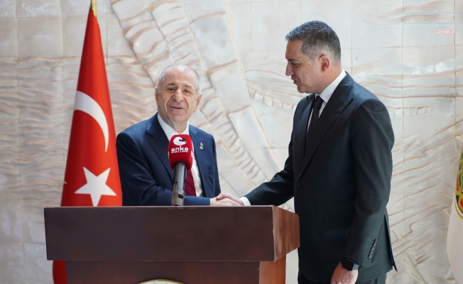Ümit Özdağ'dan TBB'ye ziyaret... TBB Başkanı Erinç Sağkan: "Türkiye’nin ivedi olarak hukuk devleti çizgisine tekrar oturması gerekiyor"