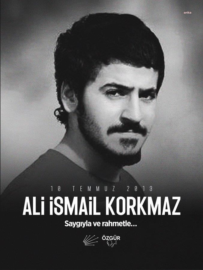 Ali İsmail Korkmaz'ın öldürülüşünün 12'nci yılı.... Özgür Özel: "Hayallerindeki özgür dünyayı kurma sorumluluğu hepimizin omuzlarında"