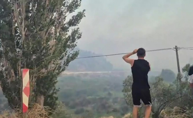 Çanakkale Ayvacık'ta yangın... Çanakkale Valiliği: İki köyde tahliye işlemlerine başlandı