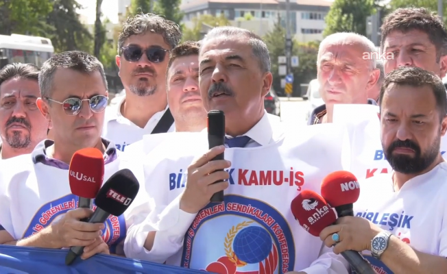 Birleşik Kamu-İş'ten hükümetin zam teklifine protesto: “Hükümet kendi yarattığı krizle kamu emekçilerini başbaşa bırakmıştır"