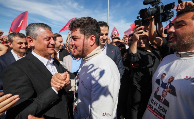 Adana’dan Silivri’ye “Özgürlük Yürüyüşü”...Özgür Özel: “Gücünü hukuksuzca atandığı kararnameden alan birinin karşısına; gücünü milletten, Adana'dan alanlar kazanır”