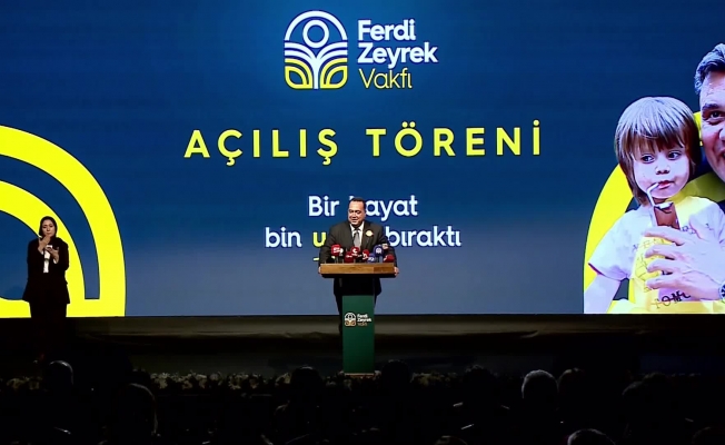Ferdi Zeyrek Vakfı açıldı.... Manisa Büyükşehir Belediye Başkanı Besim Dutlulu: Ferdi Zeyrek unutulmayacak. Bu vakıf, onun hatırlanmasında bir yol olacak