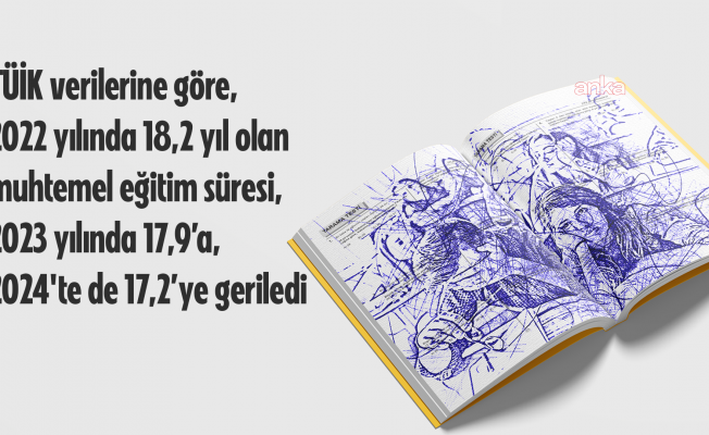 TÜİK: Türkiye'de muhtemel eğitim süresi 2024 yılı için 17,2 yıl