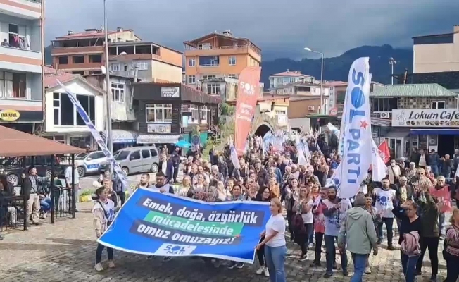 Artvin Kemalpaşa’da “Doğa, Emek ve Özgürlük” mitingi