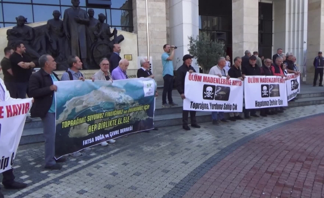 Giresun’da yurttaşlardan maden protestosu: Verilen tüm maden izinleri iptal edilmelidir