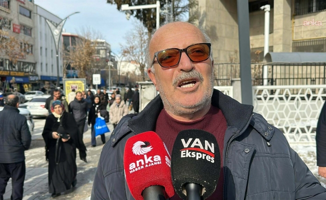 Van'da emeklilerden aylık tepkisi: "500 bin lirayla yetinmeyen, 20 bin lirayı emekliye yeterli görüyor"