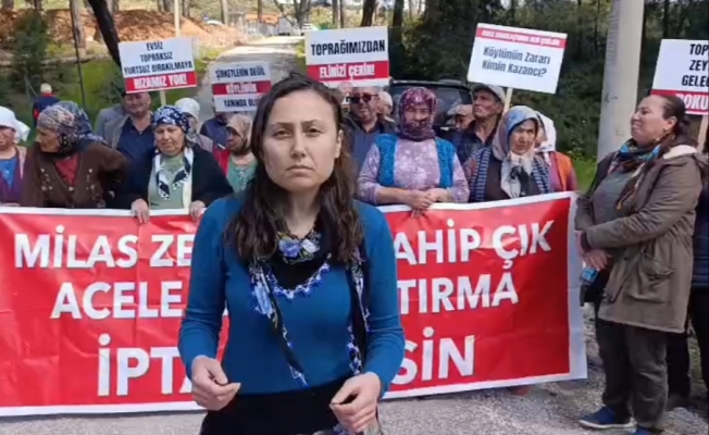 Akbelen'deki kamulaştırma çalışmalarını protesto nedeniyle gözaltına alınan İkizköylü Esra Işık adliyeye sevk edildi