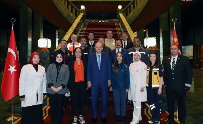 Cumhurbaşkanı Erdoğan, 1 Mayıs öncesi işçi ve işveren temsilcilerini kabul etti