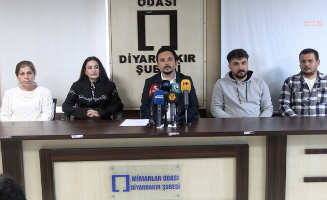 Mimarlar Odası Diyarbakır Şubesi’nden “kaçak yapılaşma” uyarısı: Yaşam, sağlık ve estetik, işgaliye bedeli ile satılamaz