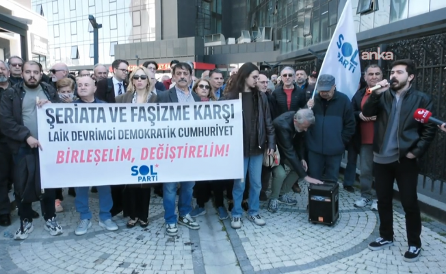 SOL Parti üyelerinin pankart davası öncesinde açıklama: “Laikliği savunanlar susturulmak istenmektedir”