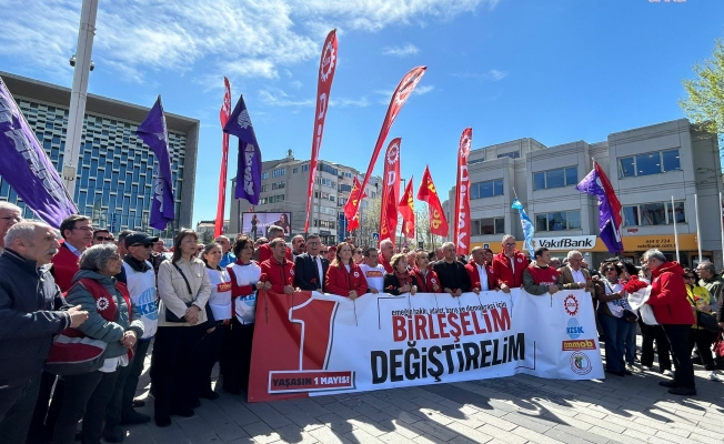 Taksim’de “Kanlı 1 Mayıs” anması... Çerkezoğlu: “Bu meydan işçilerin, emekçilerin hafızası; birliğimiz, dayanışmamızdır”