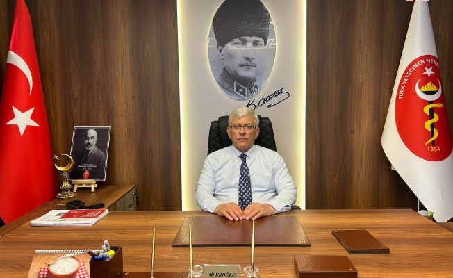 Türk Veteriner Hekimleri Birliği Başkanı Eroğlu: "Hayvan refahını esas alan, sürdürülebilir politikaların hayata geçirilmesi zaruridir"