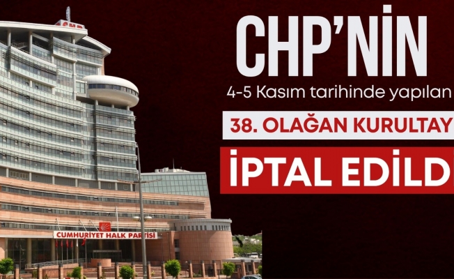 CHP Kurultayı'na iptal kararı... 15 barodan ortak açıklama: "Söz konusu karar açıkça hukuka aykırıdır"