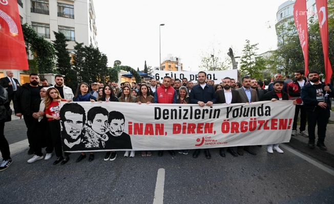 Deniz Gezmiş, Yusuf Aslan ve Hüseyin İnan, Taksim’den Dolmabahçe’ye yürüyüşle anıldı