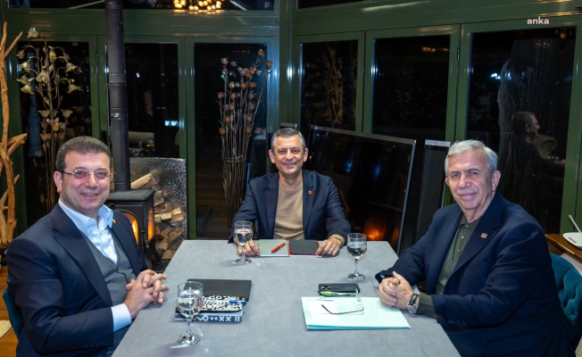 Özel, İmamoğlu ve Yavaş'tan ortak mesaj: Türkiye'ye hep birlikte umut olacağız