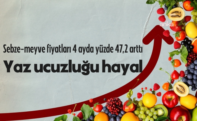Sebze-meyve fiyatları 4 ayda yüzde 56,6 arttı... Ekonomist Prof. Dr. Uysal: "Gıdada geleneksel yaz  ucuzluğu başka yazlara kalacak"