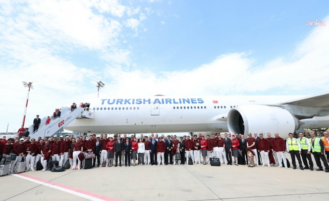 A Milli Futbol Takımı, Dünya Kupası için ABD’ye uğurlandı