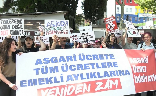 Asgari Ücret İnisiyatifi ara zam talebiyle Sultançiftliği’den ses yükseltti...“Mutlak butlan mutlak yoksulluğu örtemeyecek”