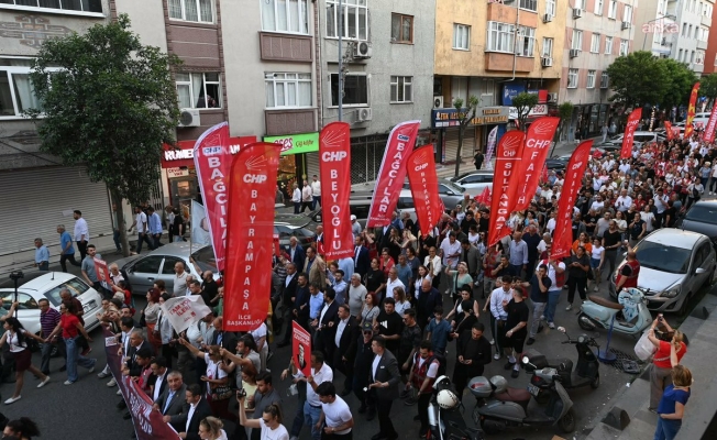 Bayrampaşa'da “Geçim, Özgürlük, Adalet, Seçim” yürüyüşü... Özgür Çelik: Mücadelemiz bu toprakların ikinci kurtuluş mücadelesidir