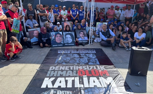 Dilovası için Gebze’de "Adalet Nöbeti"... Aileler: “3-5 kuruş için canlarımızı yaktılar”