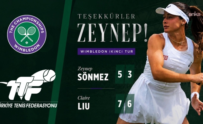 Milli tenisçi Sönmez, Wimbledon'a ikinci turda veda etti