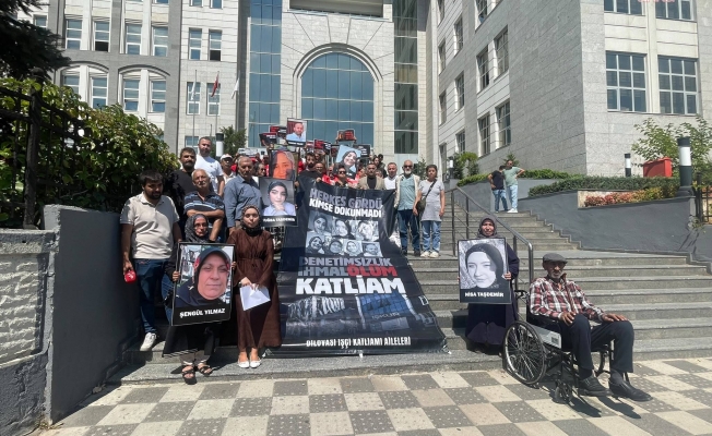 'Dilovası İşçi Katliamı Aileleri' Gebze Adliyesi önünde açıklama yaptı: "Bizi oyalamayın. Tüm sorumluları dosyaya dahil edin"