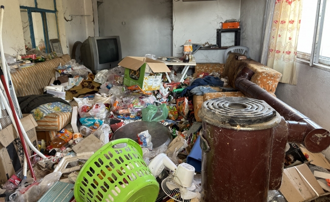 Menteşe'de istifa eden imamın "çöp evi" belediye tarafından temizlendi