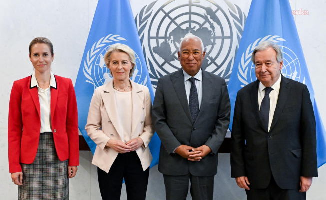 Avrupa Komisyonu Başkanı Von Der Leyen, BM Genel Sekreteri Guterres ile görüştü