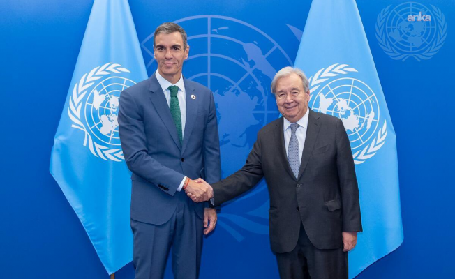 BM Genel Sekreteri Guterres ile İspanya Başbakanı Sanchez görüştü; Orta Doğu, iklim ve yapay zeka ele alındı