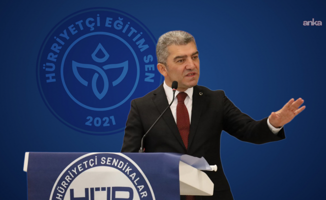 Hürriyetçi Eğitim Sen Genel Başkanı Levent Kuruoğlu: "Manisa Şube Başkanımız Taner Çetin meslektaşlarımıza destek olmak üzere okula ulaştı"