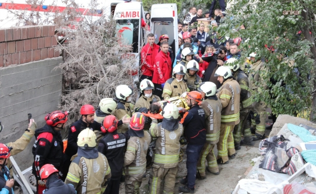 İstanbul Valiliği: Maltepe'de çöken binadan 3’ü çocuk 8 kişi sağ olarak kurtarılmıştır